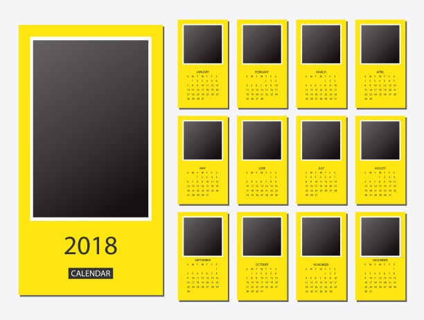 2018年新年日历图片 2018年新年日历图片下载