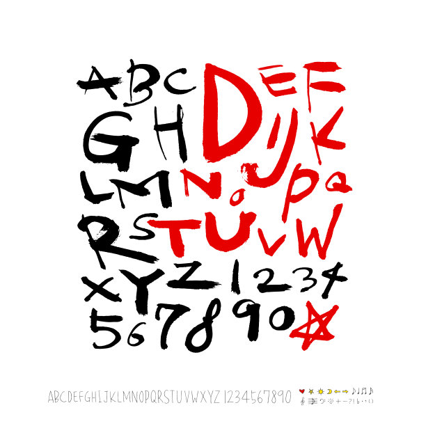 矢量字体图片 矢量字体图片下载