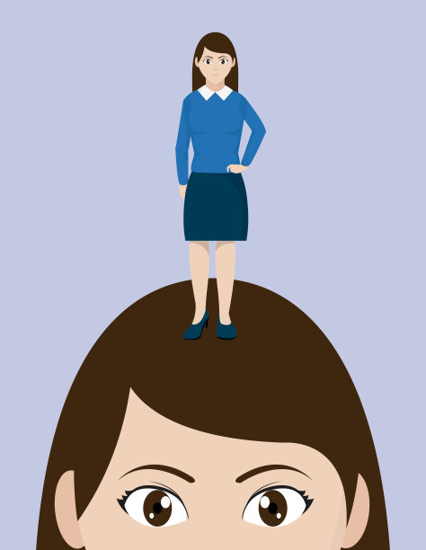 年轻女子卡通图片 年轻女子卡通图片下载