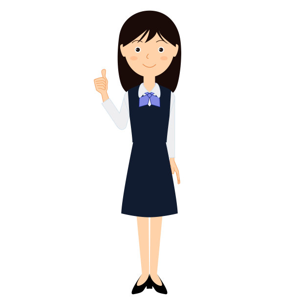 插图的一个年轻女子在业务制服。图片 插图的一个年轻女子在业务制服。图片下载
