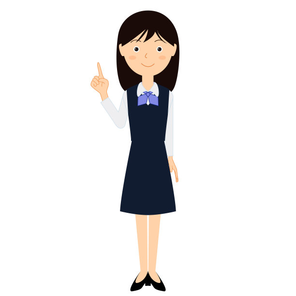 插图的一个年轻女子在业务制服。图片 插图的一个年轻女子在业务制服。图片下载