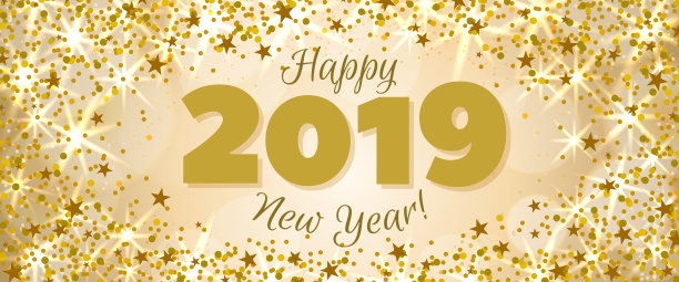 2019年新年快乐横幅图片 2019年新年快乐横幅图片下载