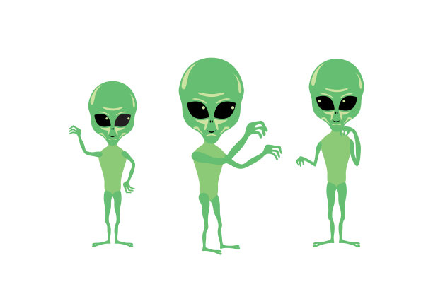 外星人的卡通人物图片 外星人的卡通人物图片下载