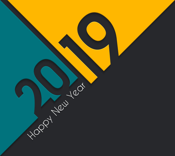 2019年新年贺卡:纸上剪下的数字向量。图片 2019年新年贺卡:纸上剪下的数字向量。图片下载
