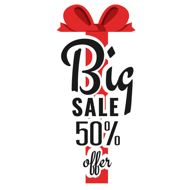 大销售50%提供红丝带背景矢量图像图片 大销售50%提供红丝带背景矢量图像图片下载