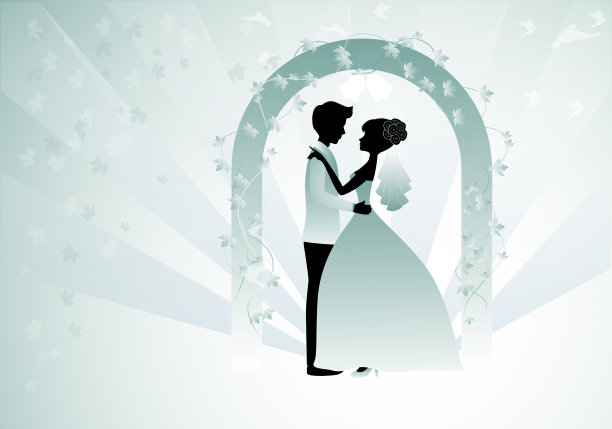 婚礼剪影图片 婚礼剪影图片下载