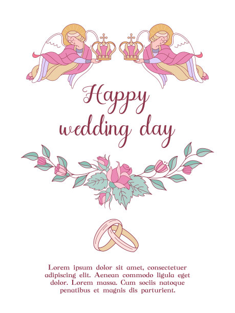 快乐的婚礼。矢量插图。婚礼仪式。婚礼在教堂。结婚卡,结婚请柬。图片 快乐的婚礼。矢量插图。婚礼仪式。婚礼在教堂。结婚卡,结婚请柬。图片下载