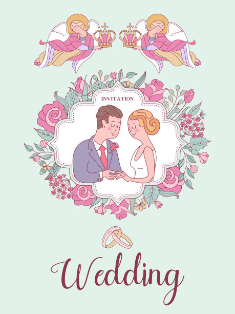 快乐的婚礼。矢量插图。婚礼仪式。婚礼在教堂。结婚卡,结婚请柬。图片 快乐的婚礼。矢量插图。婚礼仪式。婚礼在教堂。结婚卡,结婚请柬。图片下载