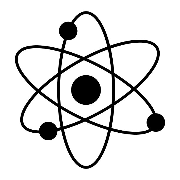 原子固体图标。核能矢量图孤立在白色上。分子字形风格设计,专为网页和应用设计。Eps 10。图片 原子固体图标。核能矢量图孤立在白色上。分子字形风格设计,专为网页和应用设计。Eps 10。图片下载