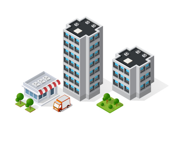 城市的3d地图在白色图片 城市的3d地图在白色图片下载