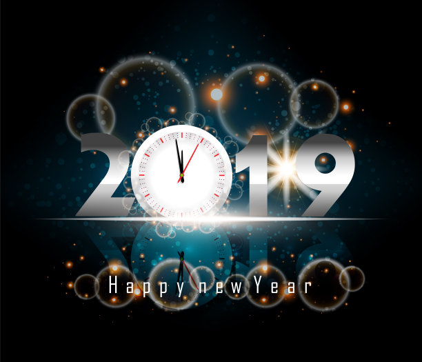 2019年新年快乐贺卡。矢量设计模板。图片 2019年新年快乐贺卡。矢量设计模板。图片下载