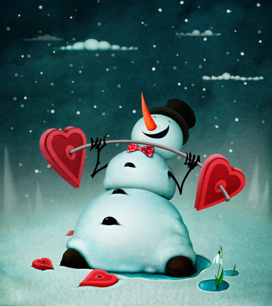 欢快的雪人图片 欢快的雪人图片下载