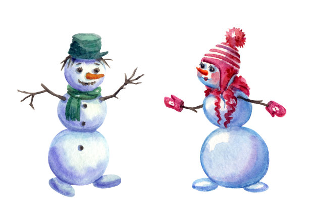 一对雪人情侣,图片 一对雪人情侣,图片下载