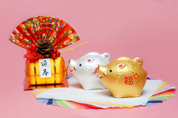 日本新年野猪反对。图片 日本新年野猪反对。图片下载