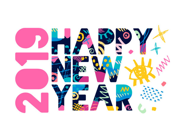 2019年新年快乐贺卡图片 2019年新年快乐贺卡图片下载
