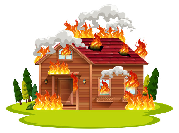 木屋着火了图片 木屋着火了图片下载