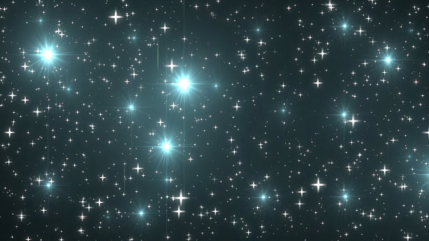 星星在黑色背景上闪闪发光的夜空图片 星星在黑色背景上闪闪发光的夜空图片下载