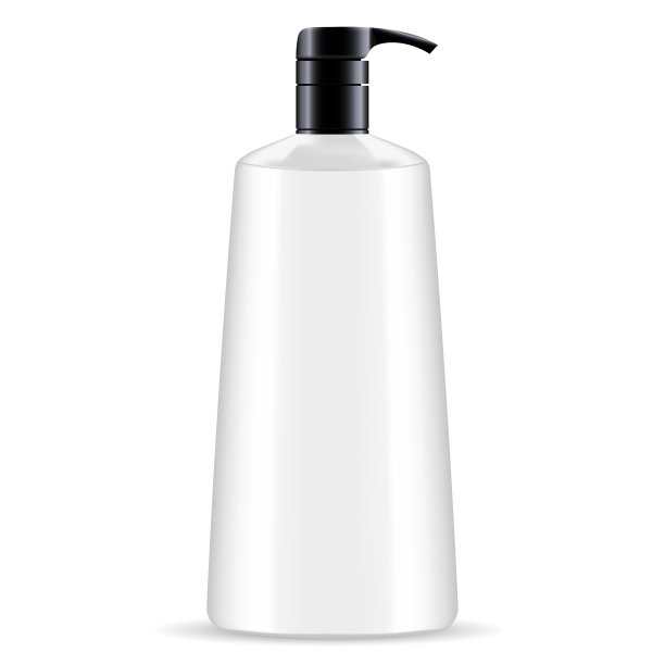 白色化妆品泵分配器瓶模型图片 白色化妆品泵分配器瓶模型图片下载