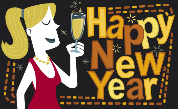 新年快乐,女人图片 新年快乐,女人图片下载