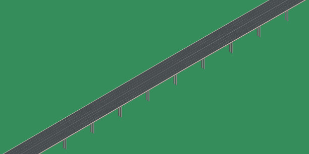 高速公路上的支持。3 d矢量插图。图片 高速公路上的支持。3 d矢量插图。图片下载