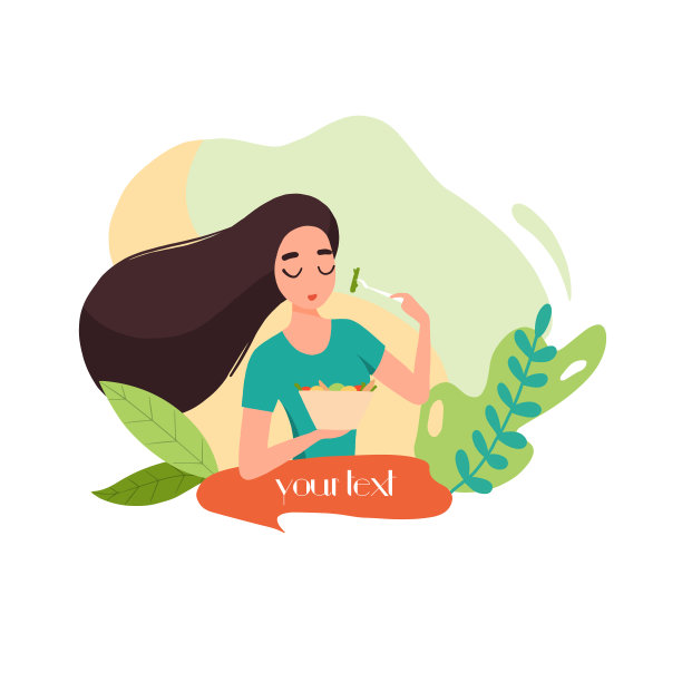 女人吃沙拉图片 女人吃沙拉图片下载