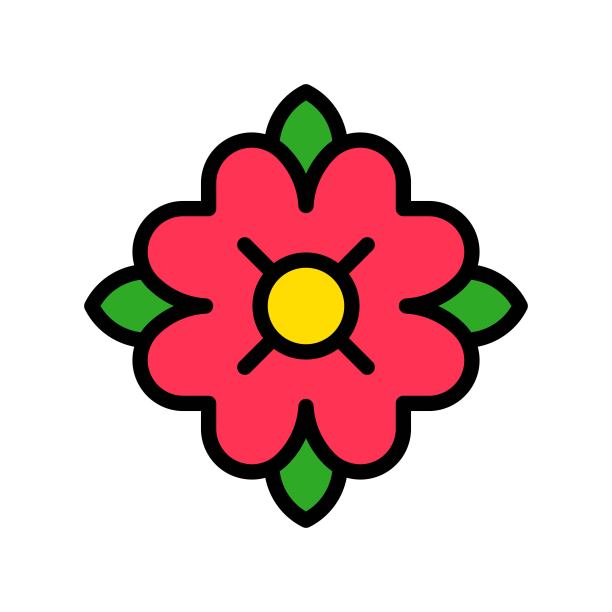 热带花卉矢量,热带相关的填充样式图标图片 热带花卉矢量,热带相关的填充样式图标图片下载