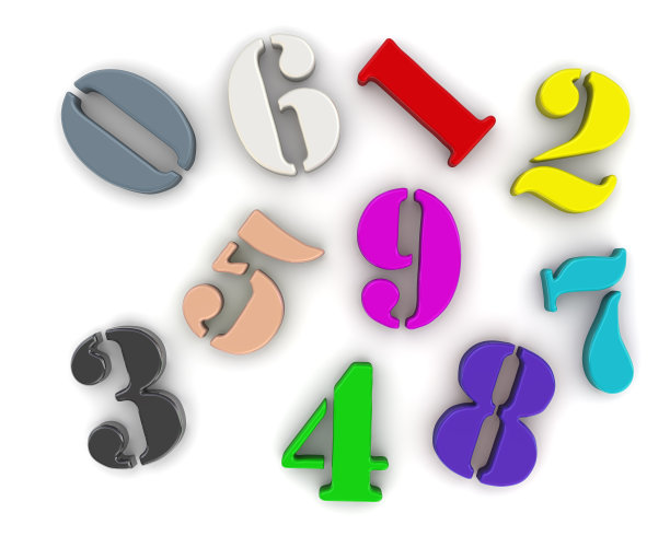 彩色数字组图片 彩色数字组图片下载