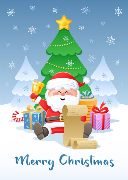 圣诞快乐。有有趣圣诞老人的贺卡。图片 圣诞快乐。有有趣圣诞老人的贺卡。图片下载