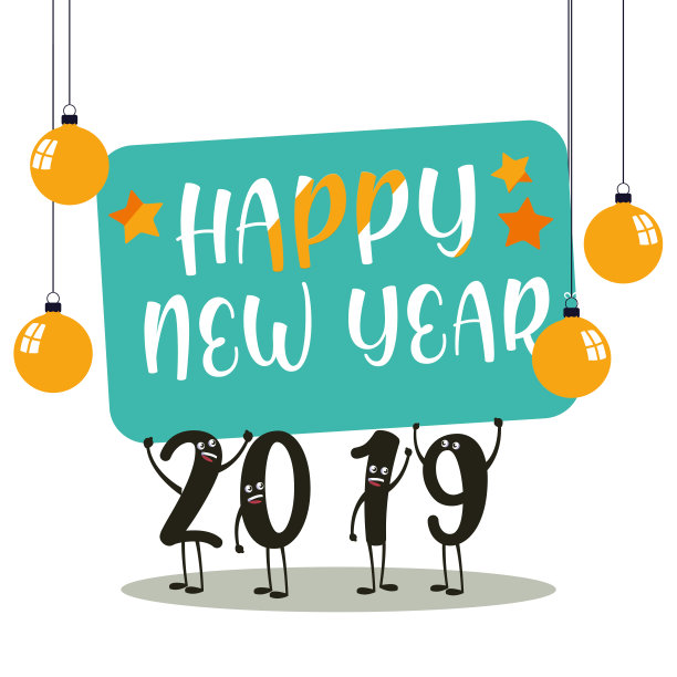 卡哇伊,2019年新年快乐图片 卡哇伊,2019年新年快乐图片下载