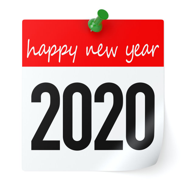 2020年新年日历快乐图片 2020年新年日历快乐图片下载