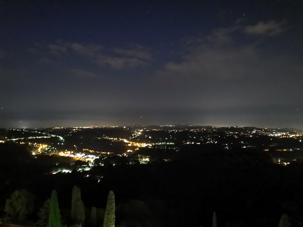 夜城在山景图片 夜城在山景图片下载