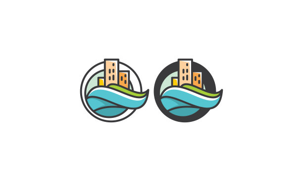 海滨城市图标向量图片 海滨城市图标向量图片下载
