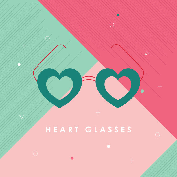 心形眼镜系列图标图片 心形眼镜系列图标图片下载