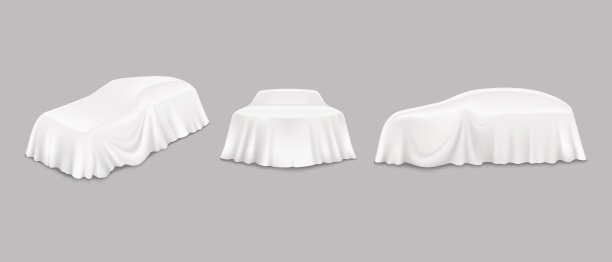 白色汽车展示窗帘,矢量孤立插图图片 白色汽车展示窗帘,矢量孤立插图图片下载