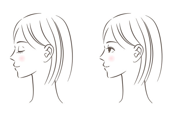 女人的侧写,闭上眼睛,睁开眼睛图片 女人的侧写,闭上眼睛,睁开眼睛图片下载