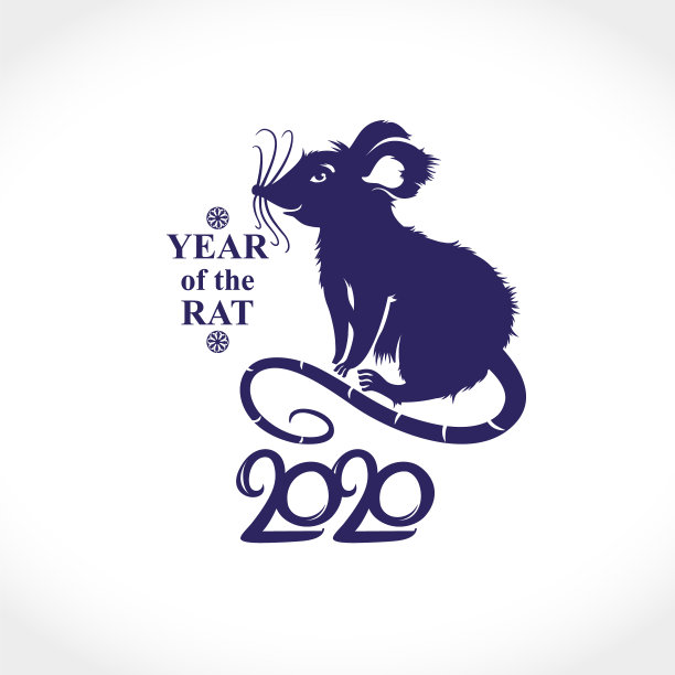 2020鼠年。可爱的卡通老鼠。矢量模板的新年设计在中国历法。图片 2020鼠年。可爱的卡通老鼠。矢量模板的新年设计在中国历法。图片下载
