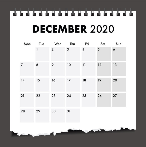 一张2020年撕破的日历纸图片 一张2020年撕破的日历纸图片下载