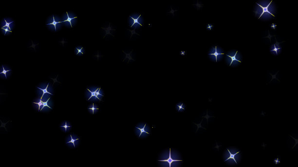 闪烁的星星,繁星点点的天空,出现和消失在一个黑色的背景图片 闪烁的星星,繁星点点的天空,出现和消失在一个黑色的背景图片下载