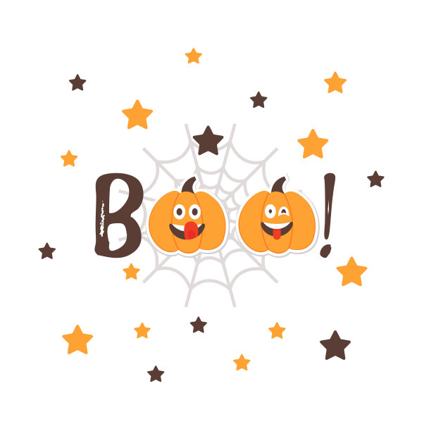 矢量万圣节BOO消息与南瓜快乐表情卡通人物。星星点点的夜空中友好的表情。橙南瓜微笑信使。贺卡,明信片。图片 矢量万圣节BOO消息与南瓜快乐表情卡通人物。星星点点的夜空中友好的表情。橙南瓜微笑信使。贺卡,明信片。图片下载