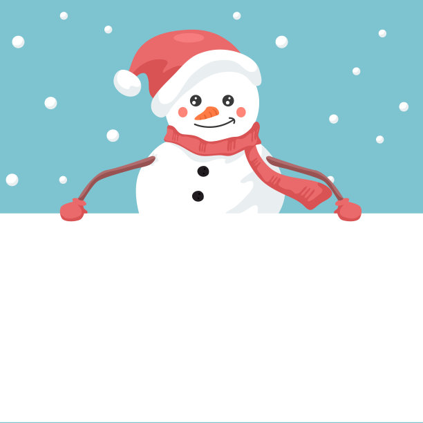 为快乐的雪人奉献圣诞贺卡图片 为快乐的雪人奉献圣诞贺卡图片下载