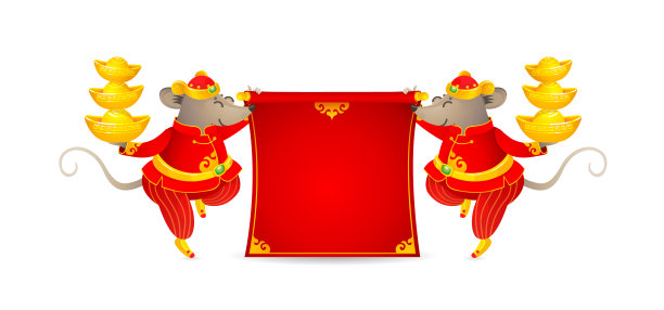 卡片上印有中国农历2020年的白色金属老鼠图案。图片 卡片上印有中国农历2020年的白色金属老鼠图案。图片下载