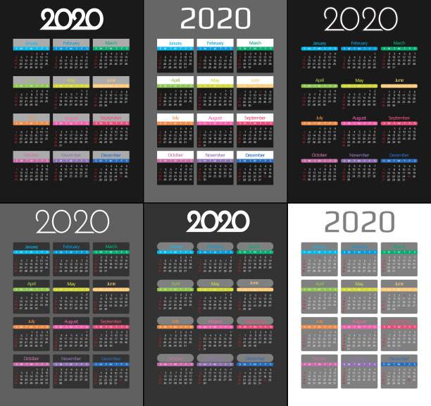 日历2020年和2021年模板。12个月。包括节日活动图片 日历2020年和2021年模板。12个月。包括节日活动图片下载
