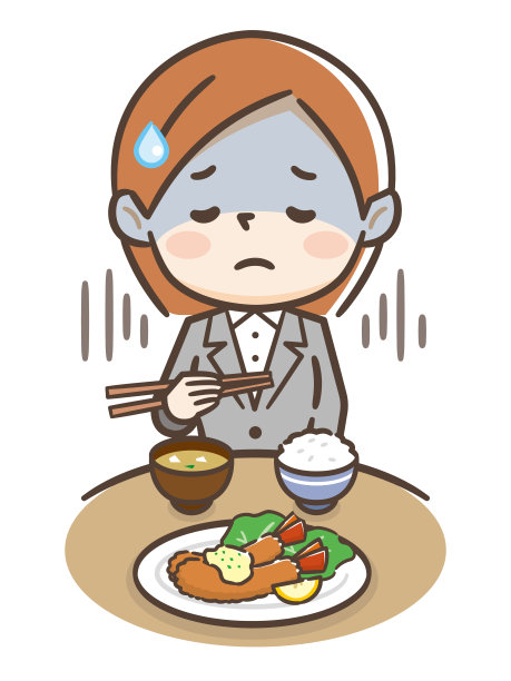 一个患有厌食症的年轻女商人图片 一个患有厌食症的年轻女商人图片下载