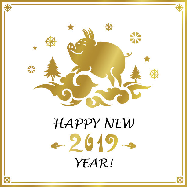 2019年春节快乐。岁次是猪年。矢量模板的问候卡,传单,日历,邀请,海报,小册子和横幅。图片 2019年春节快乐。岁次是猪年。矢量模板的问候卡,传单,日历,邀请,海报,小册子和横幅。图片下载