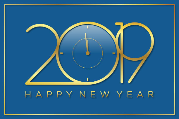 经典设计矢量时间的新年背景与颜色金色图片 经典设计矢量时间的新年背景与颜色金色图片下载