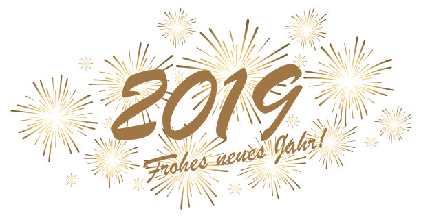新年快乐2019烟花概念图片 新年快乐2019烟花概念图片下载