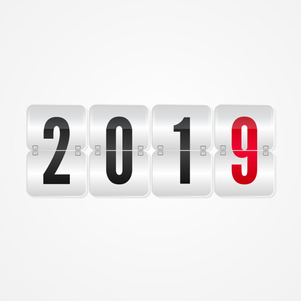 2019年新年快乐记分牌孤立图标。冬季假日装饰矢量翻转符号庆祝,装饰,插图,设计。红黑灰渐变标志图片 2019年新年快乐记分牌孤立图标。冬季假日装饰矢量翻转符号庆祝,装饰,插图,设计。红黑灰渐变标志图片下载
