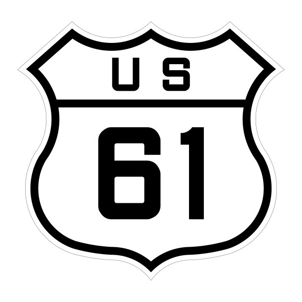 美国61号公路标志图片 美国61号公路标志图片下载