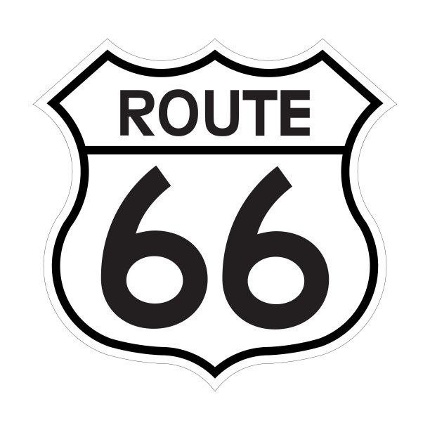 美国66号公路标志图片 美国66号公路标志图片下载