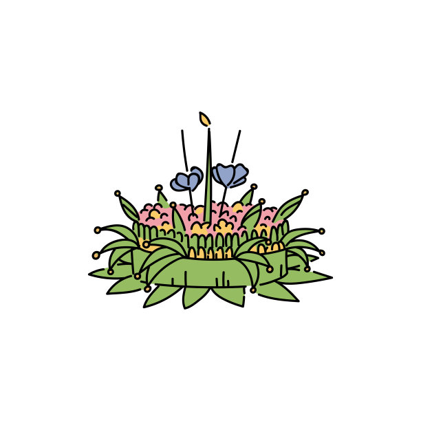 水蛇节花环或漂浮矢量素描插图孤立。图片 水蛇节花环或漂浮矢量素描插图孤立。图片下载